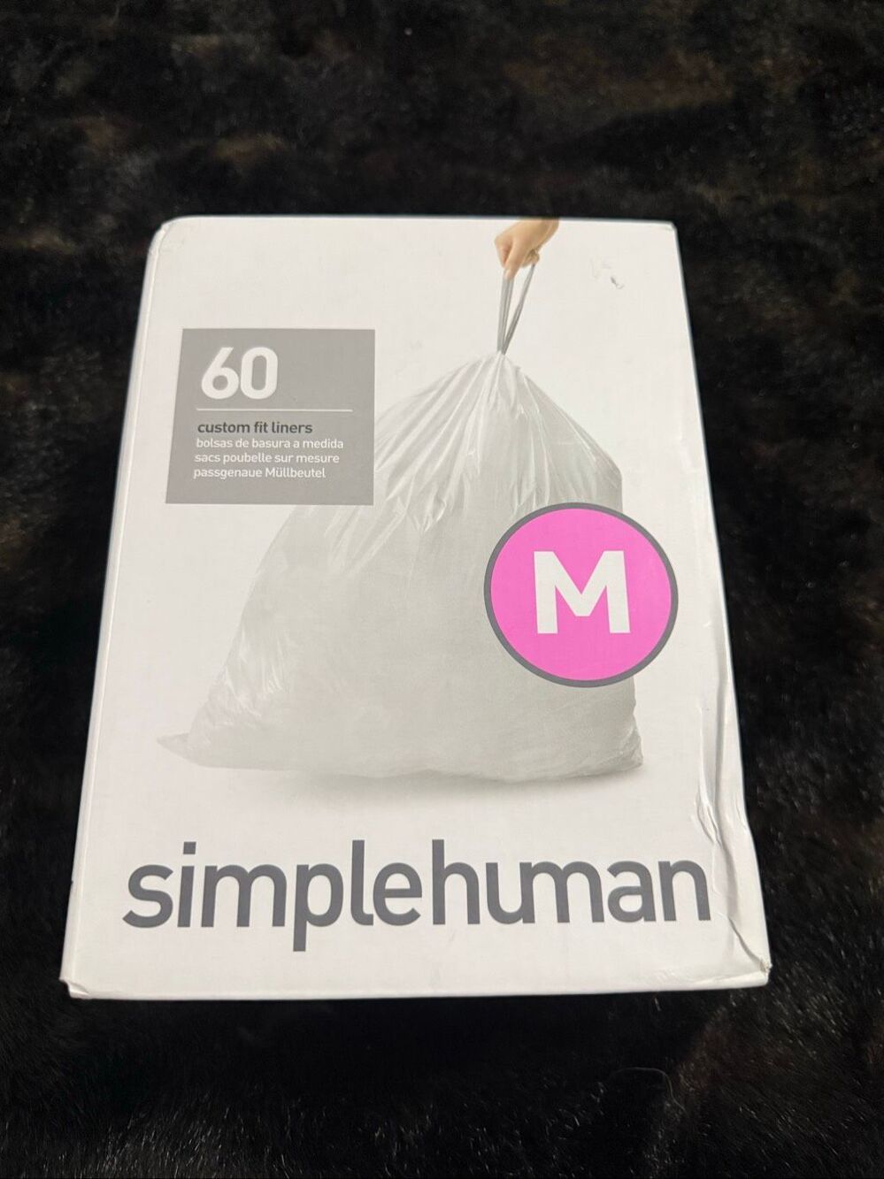 Simplehuman Code M Custom Fit Liners Tall Kitchen Trash Bag 45L x60
